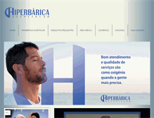 Tablet Screenshot of hiperbaricahospitalar.com